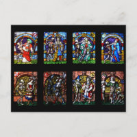 Vidrio manchado de danza de la muerte