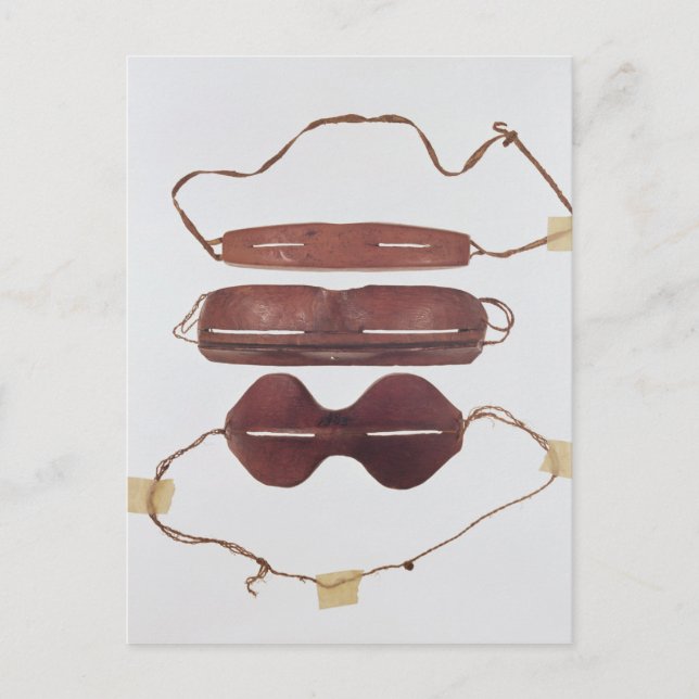 Postal Vidrios del sol/de la nieve del Inuit ' (Anverso)