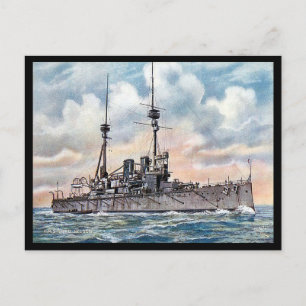 Postal vieja - Batallero HMS Lord Nelson