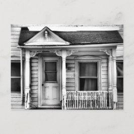 Postal Vieja casa abandonada número 90 BW