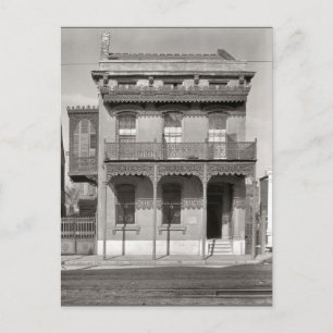 Postal Vieja Casa del Barrio Francés