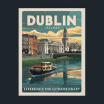 Postal Vieja ciudad de Dublín, regalos de viaje de la rep<br><div class="desc">Dublín, Irlanda, es una ciudad vibrante conocida por su rica historia, su animada cultura y sus impresionantes monumentos. Explore recuerdos y regalos únicos y personalizados de Dublín para apreciar sus recuerdos o compartir una parte de Irlanda con sus seres queridos. Personalizares como estampas de arte, joyas y más para capturar...</div>