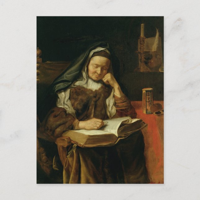 Postal Vieja duerme (Anverso)