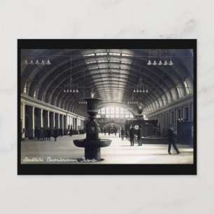 Postal vieja - estación central, Estocolmo, Suecia