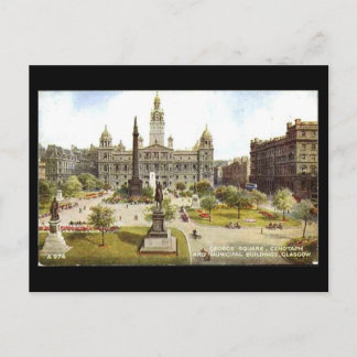 Postal vieja, Glasgow, cuadrado de George