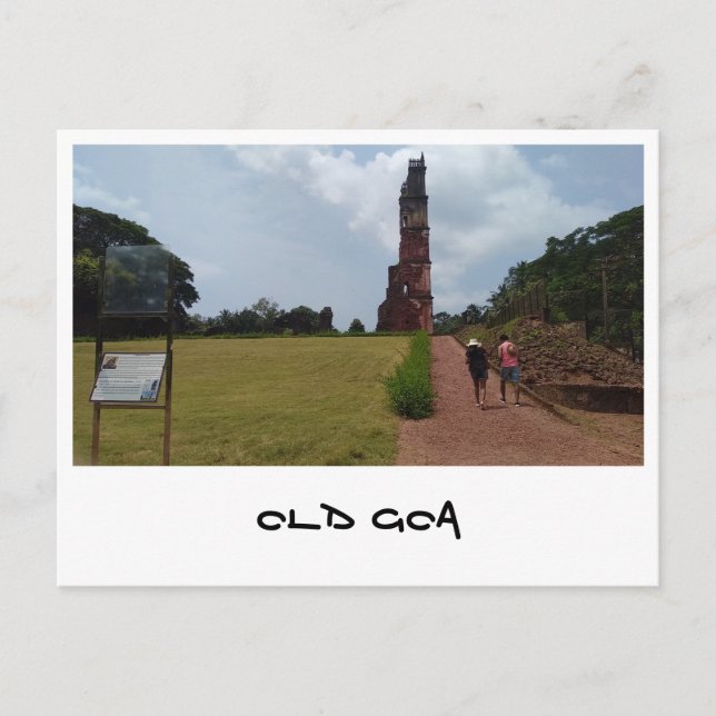 Postal Vieja Goa (India) (Anverso)