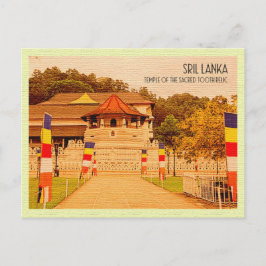 Postal Vieja historia de Sri Lanka: Reliquia de dientes s