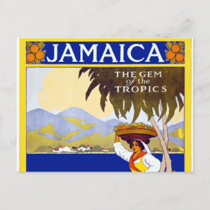 Postal Vieja Jamaica Gem of the Tropics Travel