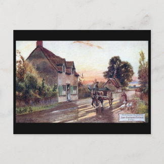 Postal vieja - La cabaña de Bunyan. Elstow, Bedfor