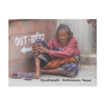 Vieja mujer de Boudha