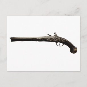 Postal Vieja pistola