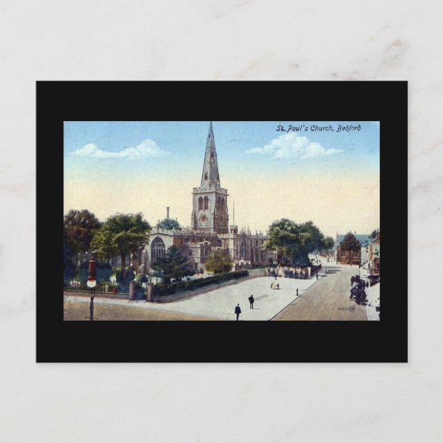 Postal Vieja postal, Bedford en 1923 (Anverso)