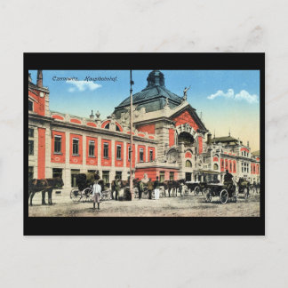 Postal Vieja postal, estación de tren, Chernivtsi, Ucrani