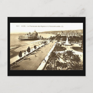 Postal Vieja postal, Niza, Promenade des Anglais
