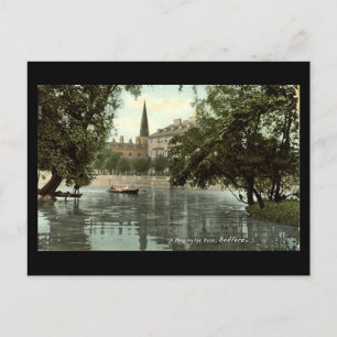 Postal Vieja postal, río Ouse en Bedford