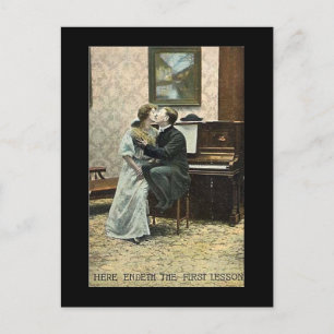 Postal Vieja postal, traviesa vicar