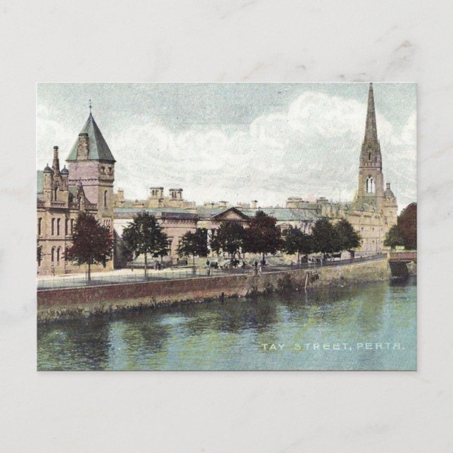 Postal vieja - St de Tay, Perth, Escocia (Anverso)
