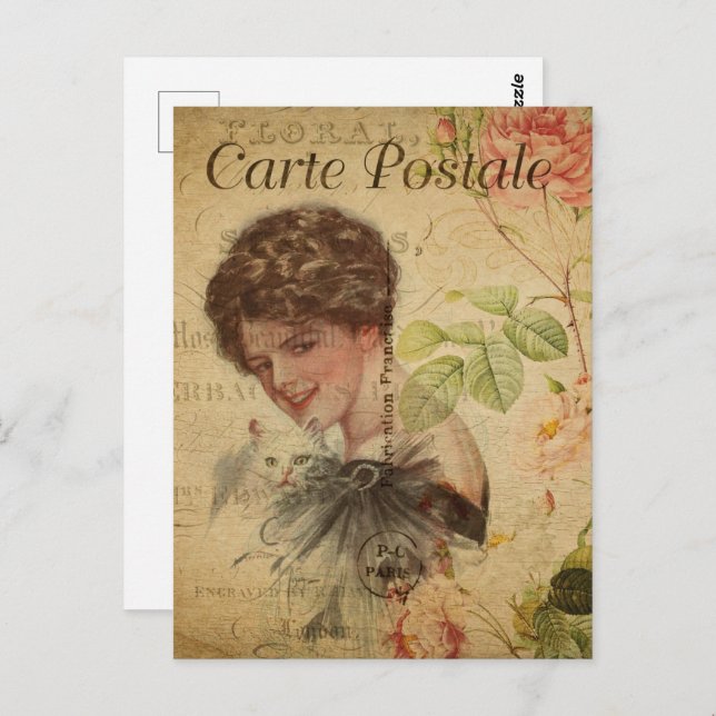 Postal Vieja Vintage (Anverso / Reverso)