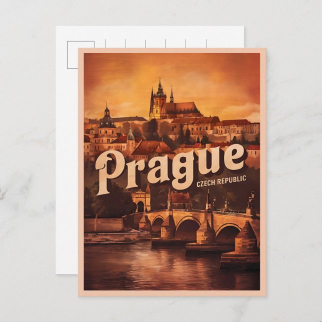 Postal viejas dádivas de viaje praga ceja (Anverso / Reverso)