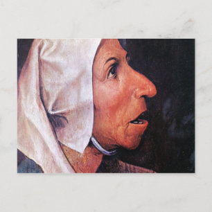 Postal Viejo agricultor por Pieter Bruegel