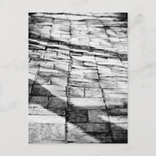 Postal Viejo camino de ladrillo