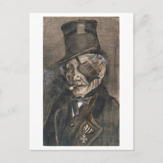 Postal Viejo con parche de ojos, Vincent van Gogh