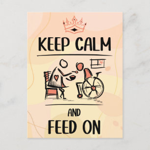 Postal Viejo cuido de moda, regalo de Enfermería