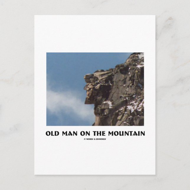 Postal Viejo En La Montaña (Ilusión Óptica) (Anverso)