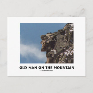 Postal Viejo En La Montaña (Ilusión Óptica)