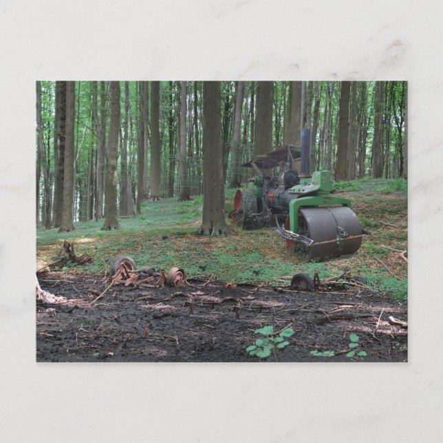 Postal Viejo Hierro III - Dampfwalze (Anverso)