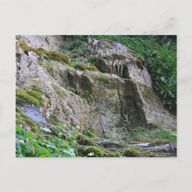 Postal Viejo hombre de la montaña (Anverso)