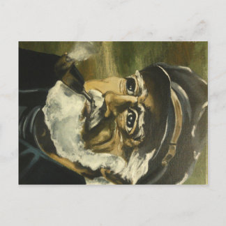 Postal Viejo hombre del mar