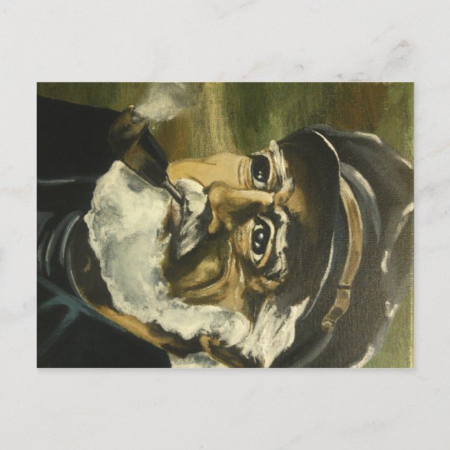 Postal Viejo hombre del mar (Anverso)