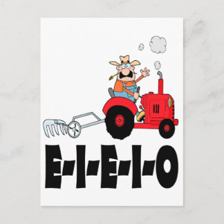 Postal viejo macdonald eieieo personalizado