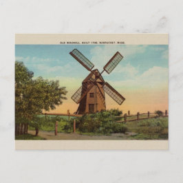 Postal Viejo Molino de Viejo Viejo Nantucket Post Card