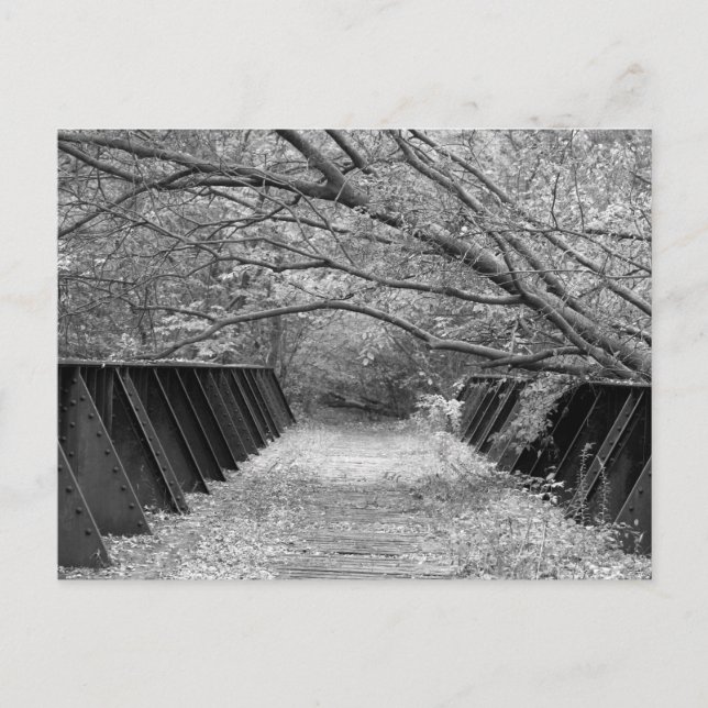 Postal Viejo puente ferroviario (Anverso)