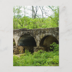 Postal Viejo puente sobre el río Cuivre