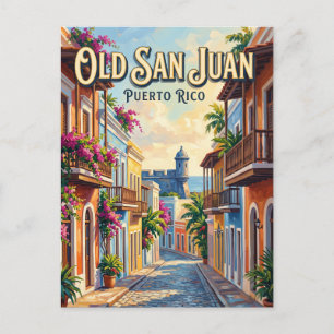 Postal Viejo San Juan Puerto Rico