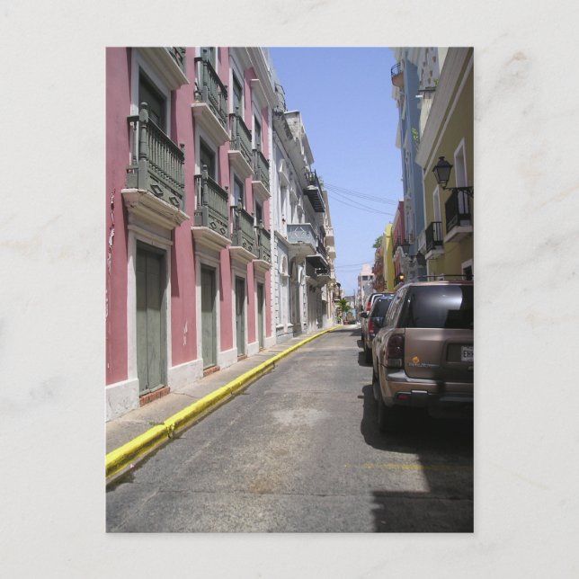 Postal Viejo San Juan, Puerto Rico (Anverso)