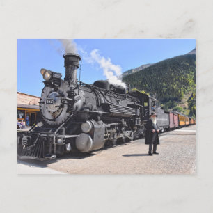 Postal Viejo Timer en Silverton, Colorado, parada de tren