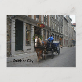 Postal Viejo Transporte de la Ciudad de Quebec