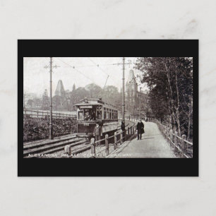 Postal Viejo tranvía Alexandra Palace de London Postcard