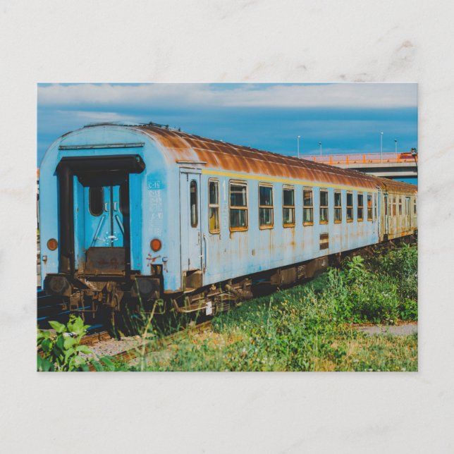 Postal Viejo tren (Anverso)