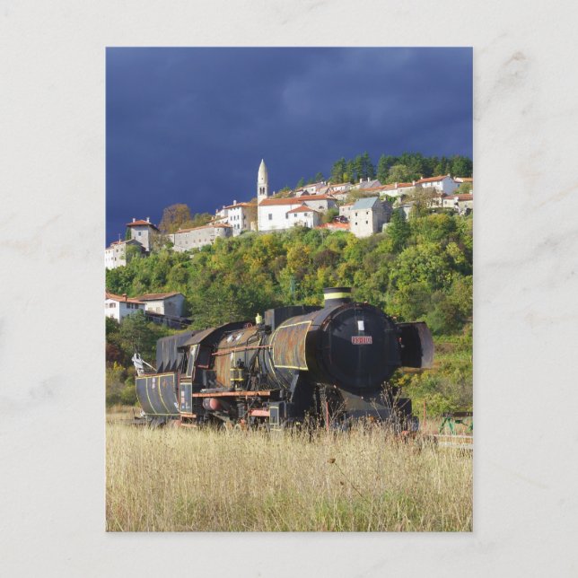 Postal Viejo tren (Anverso)