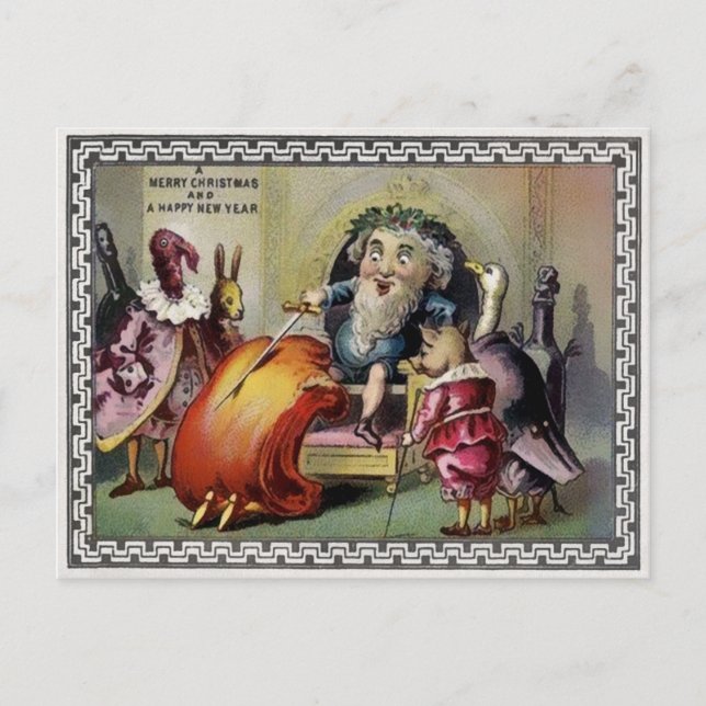 Postal Viejo Victoriano Odd (Anverso)