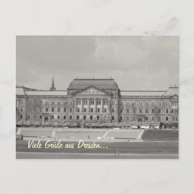 Postal Viele Grüße aus Dresden... (Anverso)