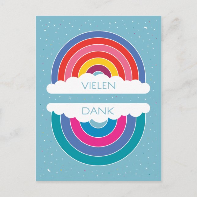 Postal Vielen Dank (Anverso)