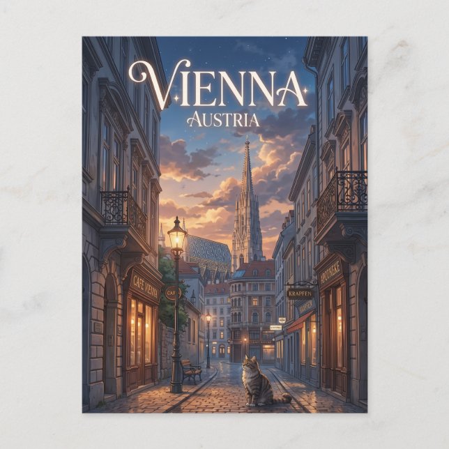Postal Viena Austria (Anverso)