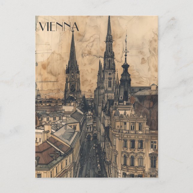 Postal Viena Austria (Anverso)