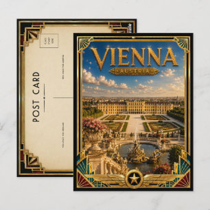 Postal Viena Austria Arquitectura Imperial Vintage Arte